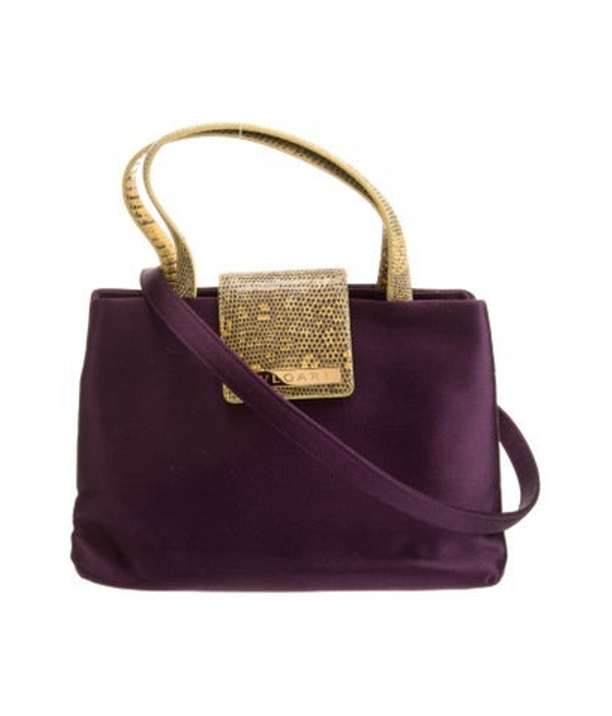 Bvlgari Satin Top Handle Bag