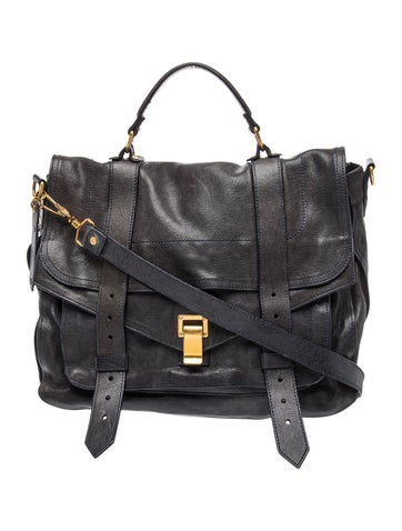 Leather PS1 satchel Large