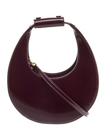 Leather Mini Moon Bag
