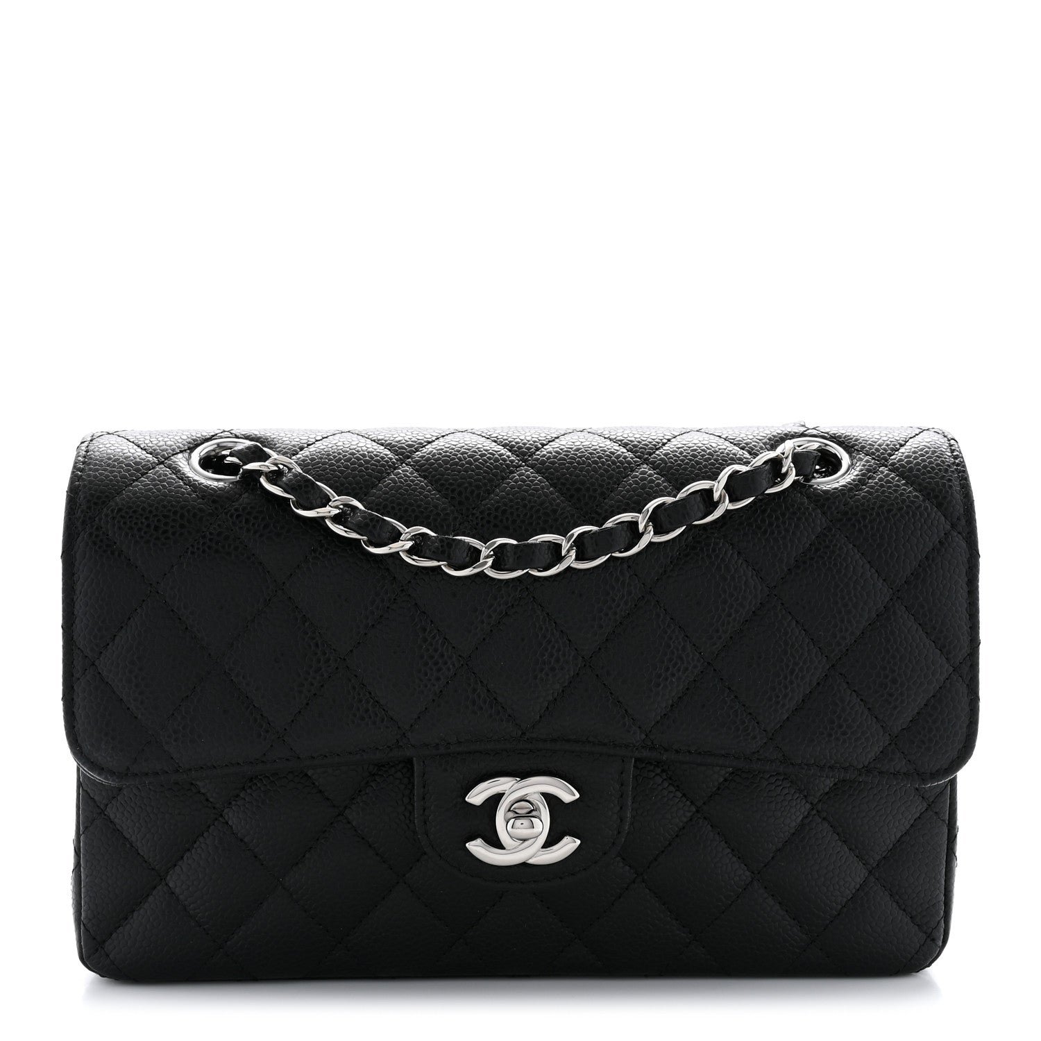 Chanel Caviar Quilted Small Double Flap Black