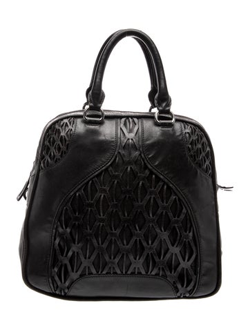 Leather Top Handle Bag