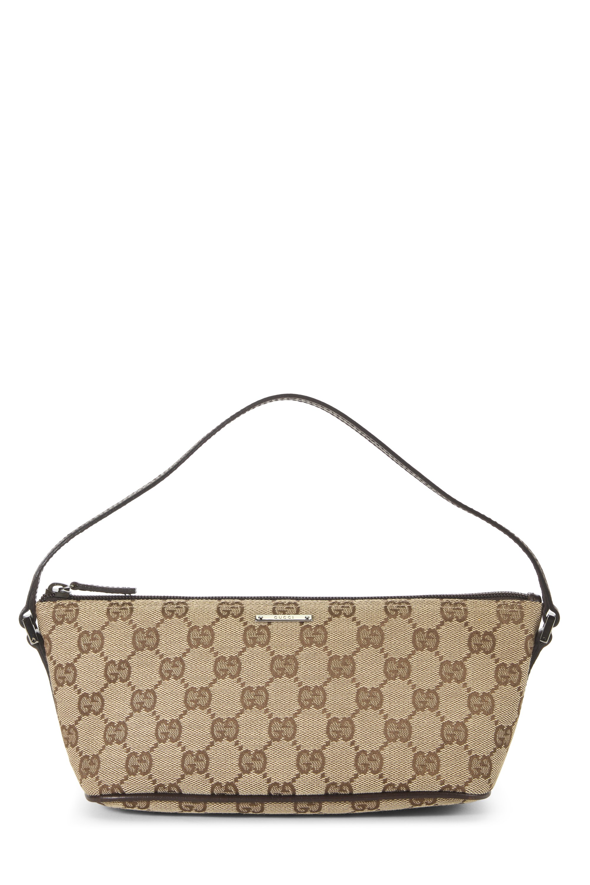 Brown Original GG Canvas Boat Pochette