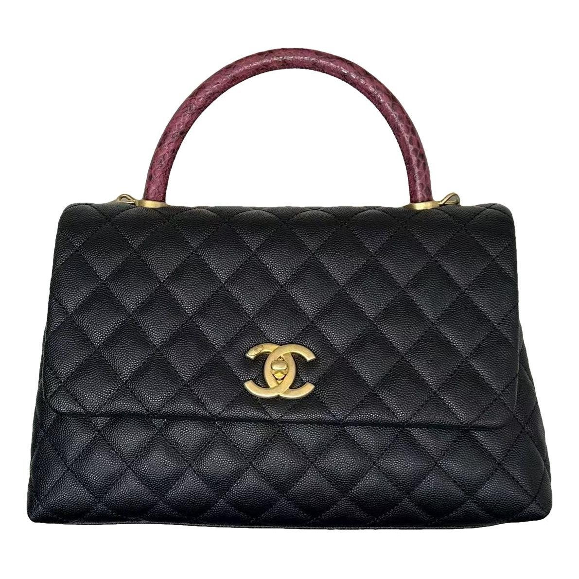 Coco Handle leather handbag