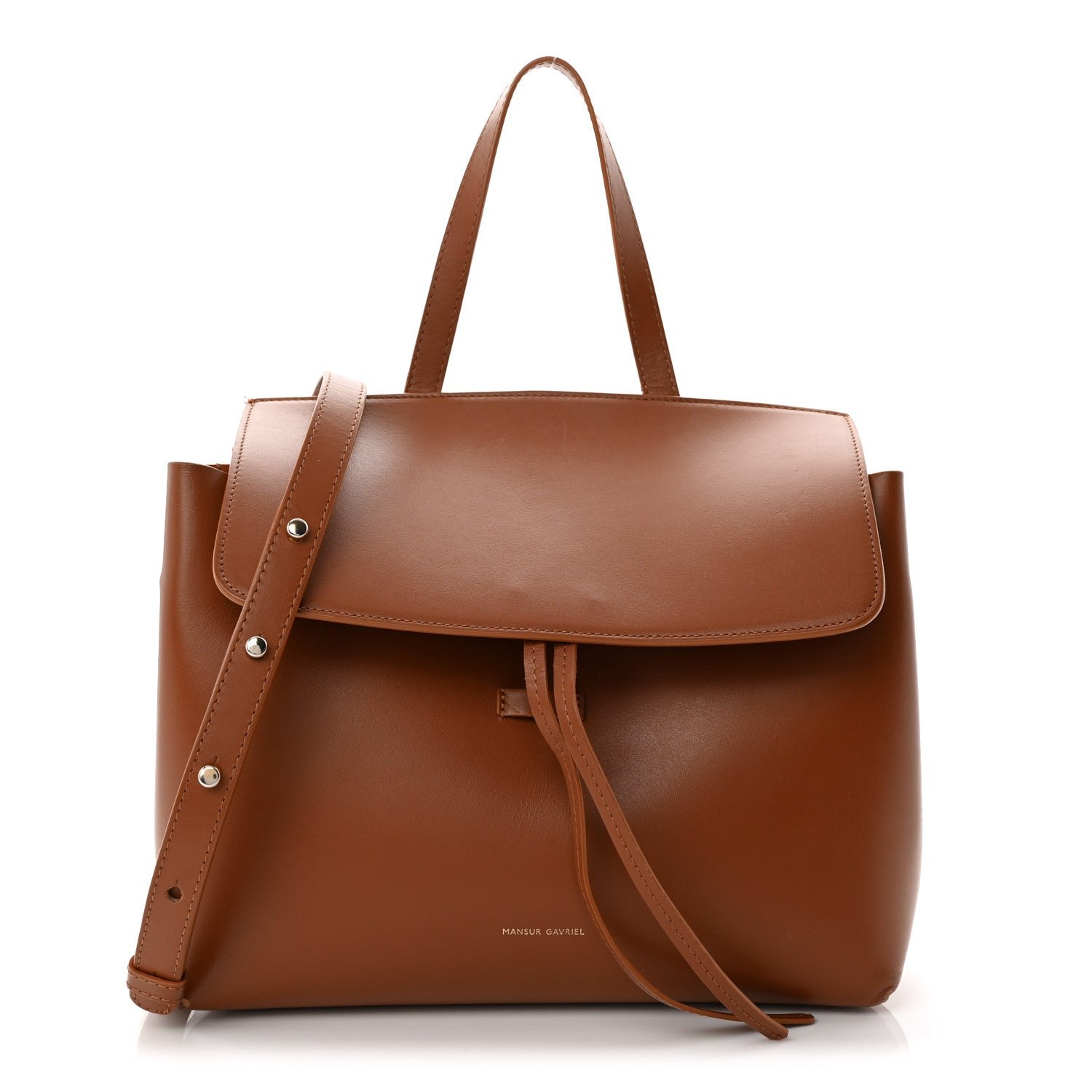 Mansur Gavriel Calfskin Soft Lady Bag Biscotti