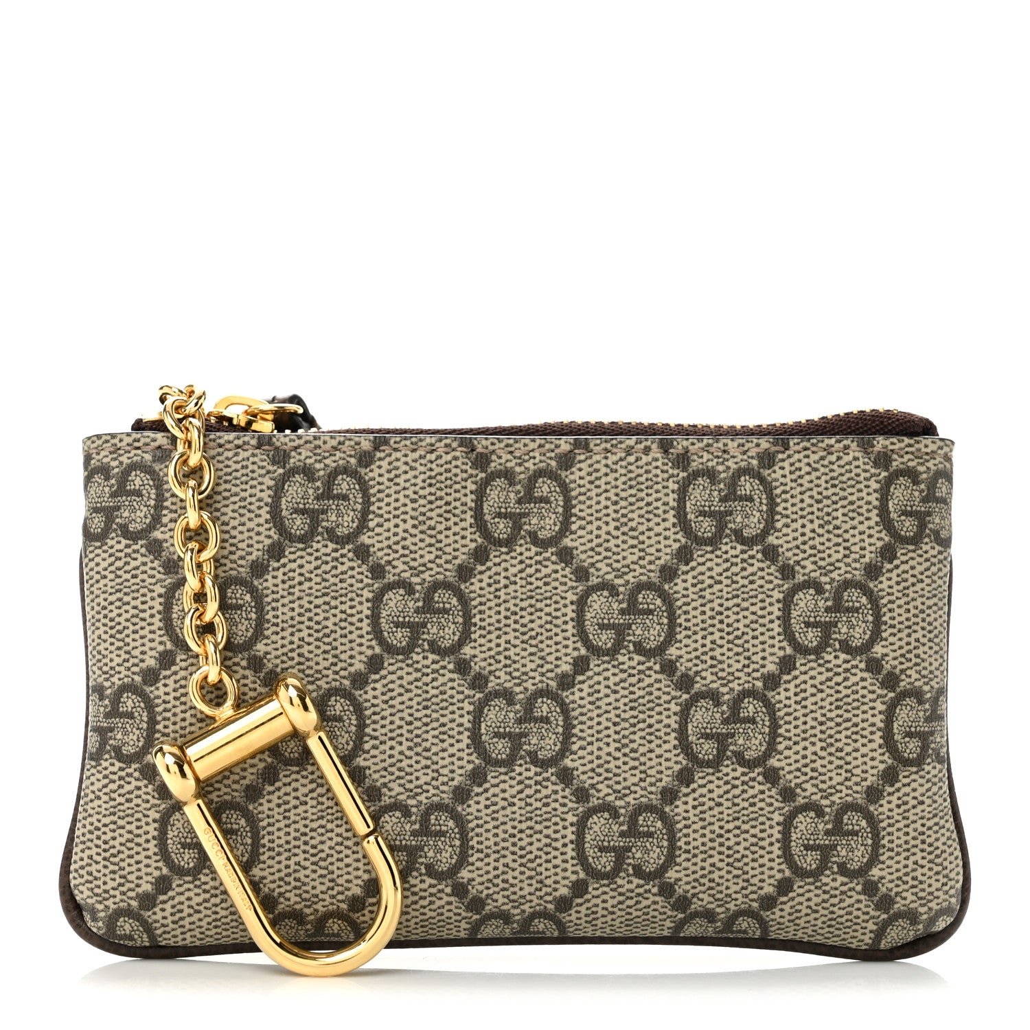 Gucci GG Supreme Monogram Key Case Brown