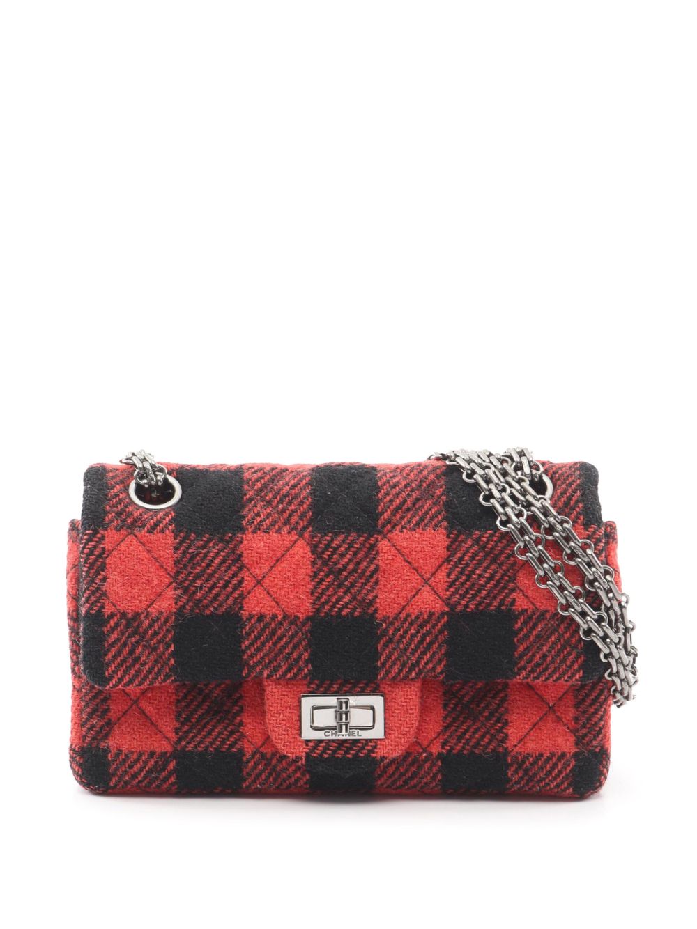 2015-2016 Quilted Tweed Reissue 2.55 Double Flap 225 shoulder bag