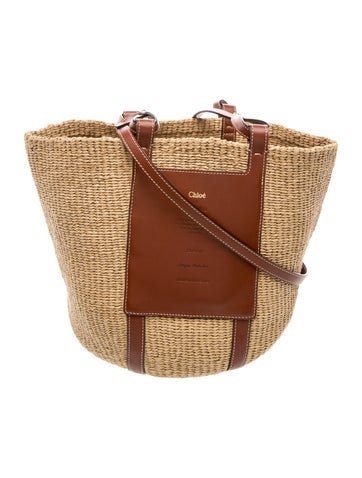 Chloe Raffia Tote