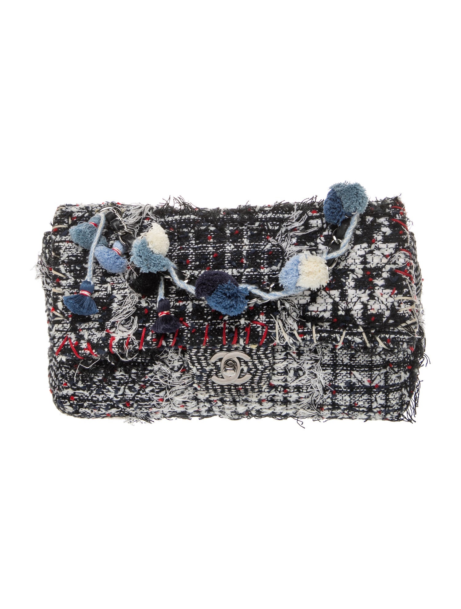Paris-Dubai Embroideries Flap Bag