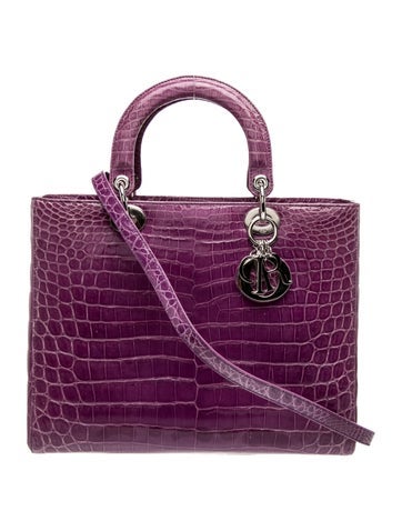 Dior Crocodile Lady Dior Large