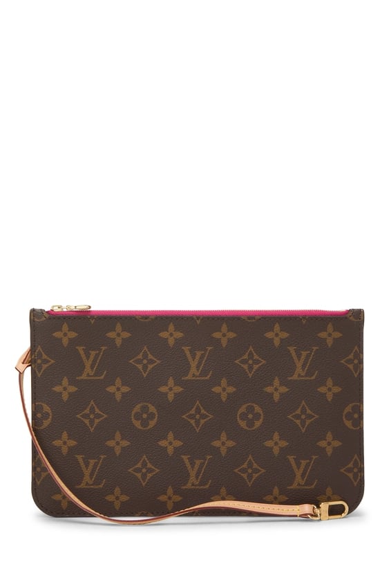 Monogram Canvas Neverfull Pouch MM NM