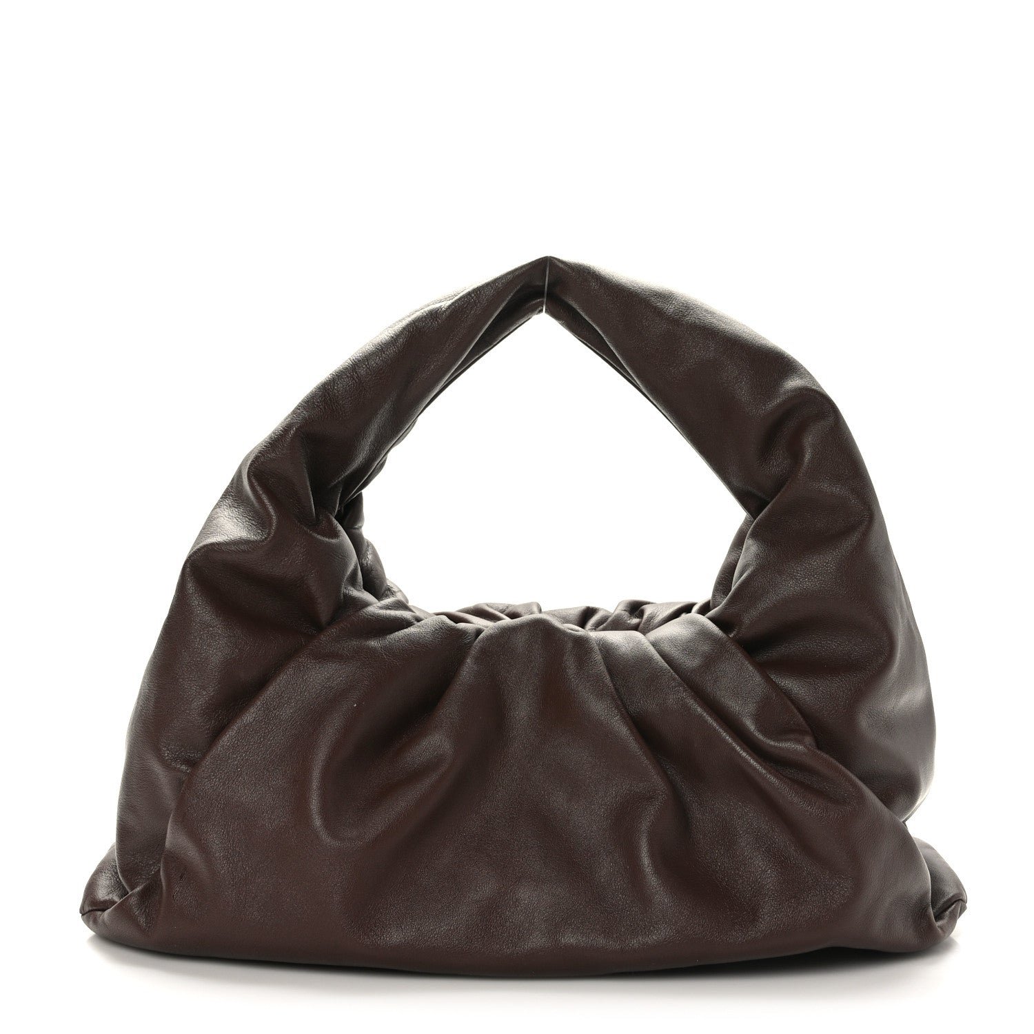 Bottega Veneta Smooth Butter Calfskin Small The Shoulder Pouch Brownie