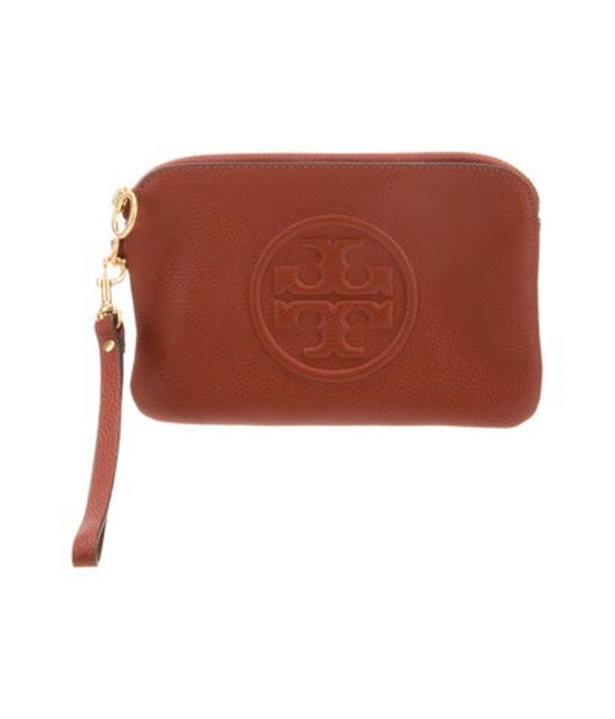 Tory Burch Burch Leather Clutch W Tags