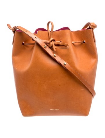 Mansur Gavriel Leather Bucket Bag