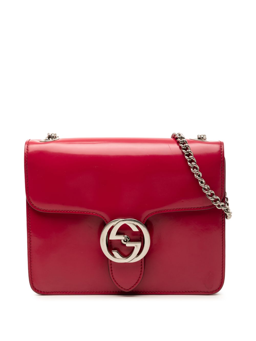 2016-2026 Small Polished Calfskin Interlocking G Dollar crossbody bag