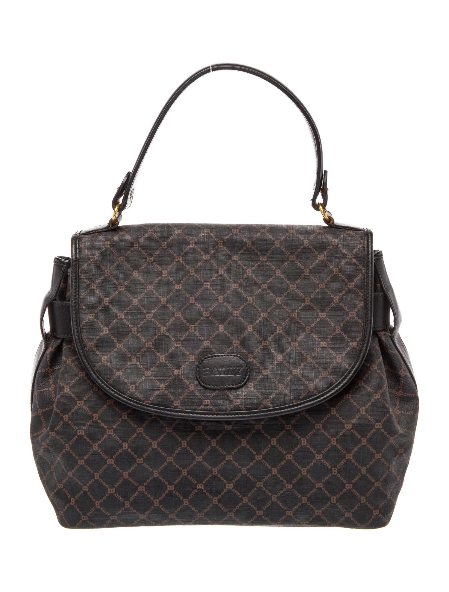 Leather Top Handle Bag
