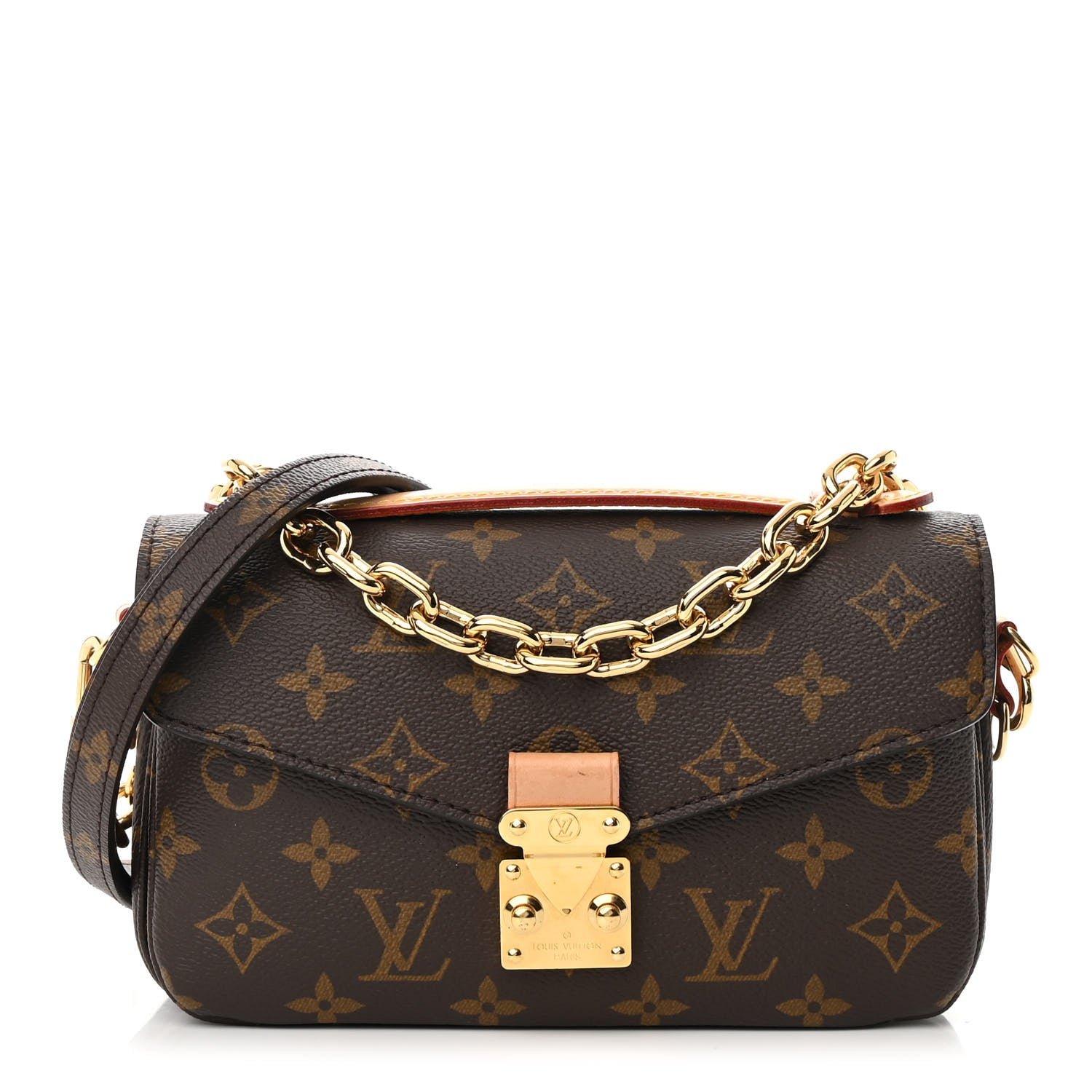 Louis Vuitton Monogram Pochette Metis East West