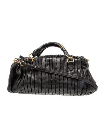 Leather Top Handle Bag