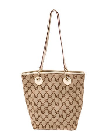GG Canvas Vintage Tote Small