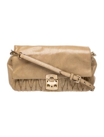 Miu Miu Leather Crossbody Bag