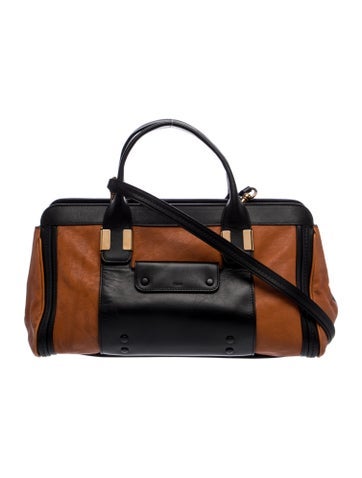 Leather Top Handle Bag