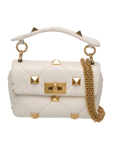 Valentino Rockstud Top Handle Bag