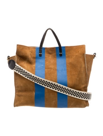 Suede Messenger Bag