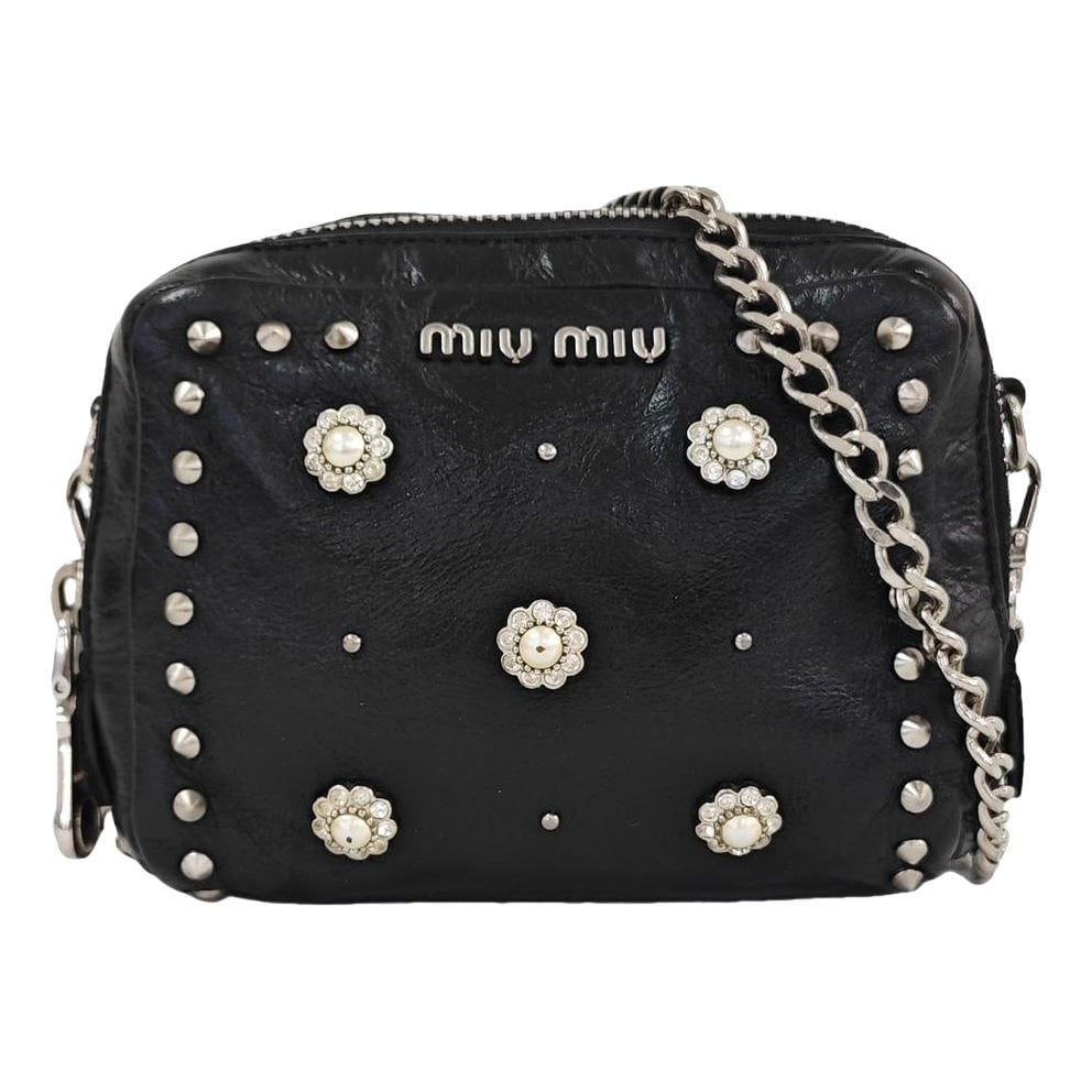 Leather crossbody bag