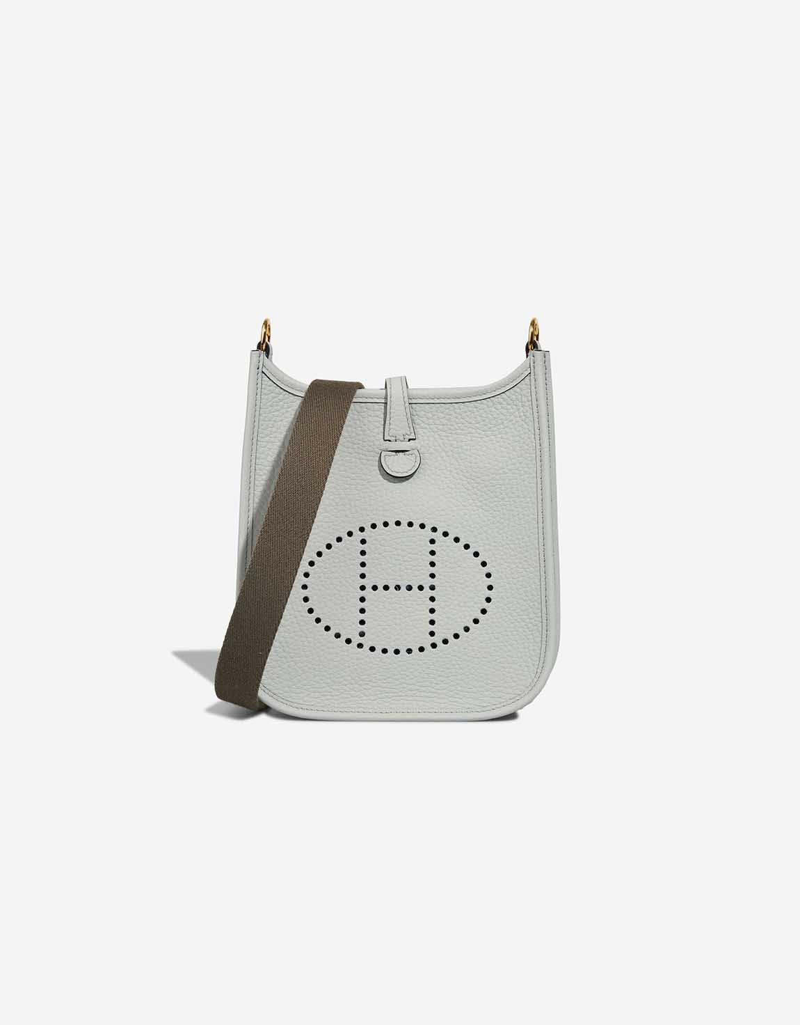 Hermes 
		Evelyne 16 Clémence Bleu Pale / Étain    