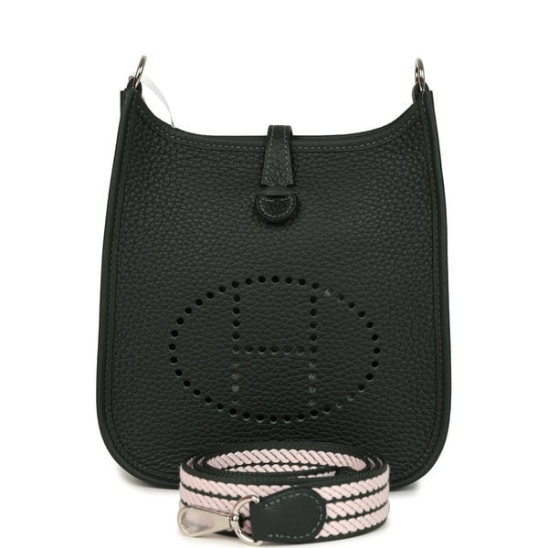Hermes Hermes Evelyne TPM Vert Fonce Clemence Palladium Hardware