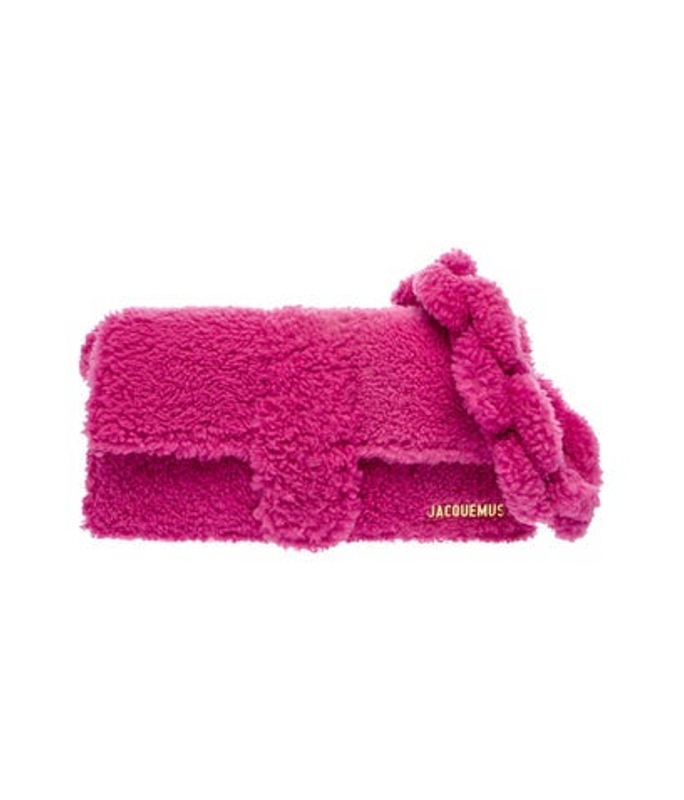 Jacquemus Shearling Shoulder Bag