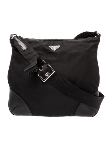 Tessuto Nylon Messenger Bag