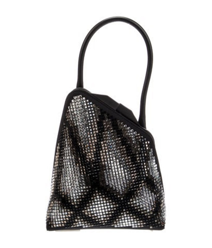 Attico Leather Top Handle Bag