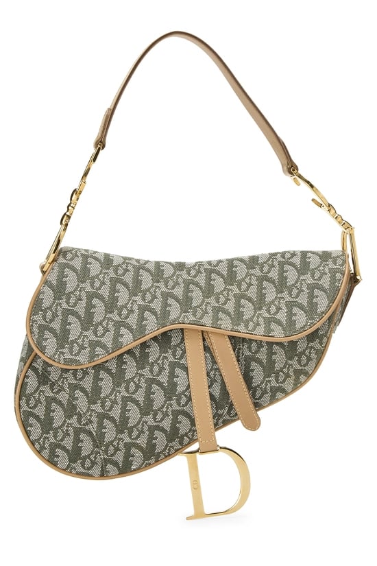 Green Trotter Canvas Saddle Bag