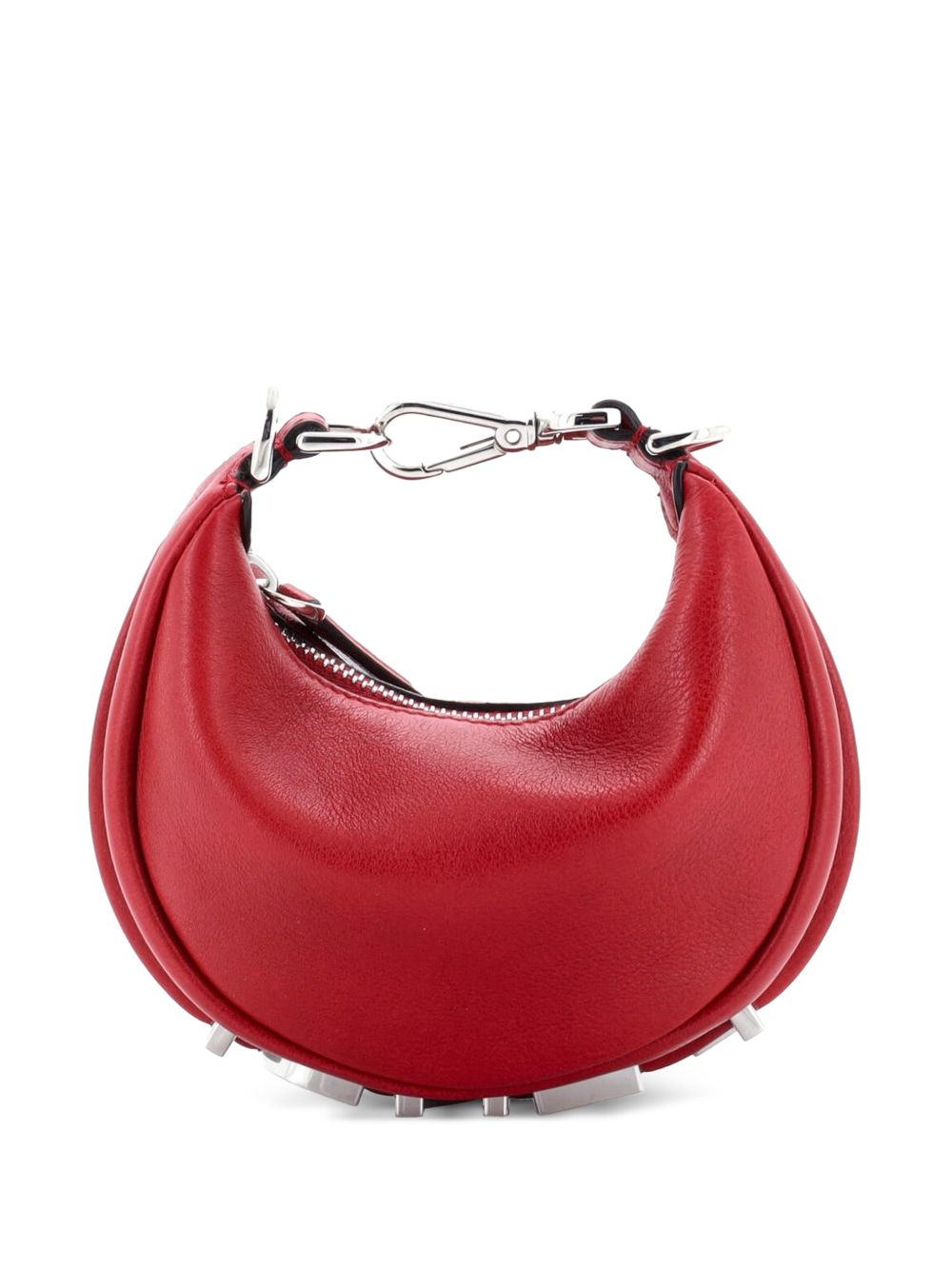 Fendigraphy Bag Leather Nano hobo bag