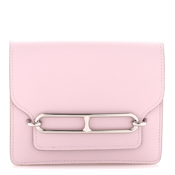 Hermes Evercolor Roulis Slim Wallet Mauve Pale