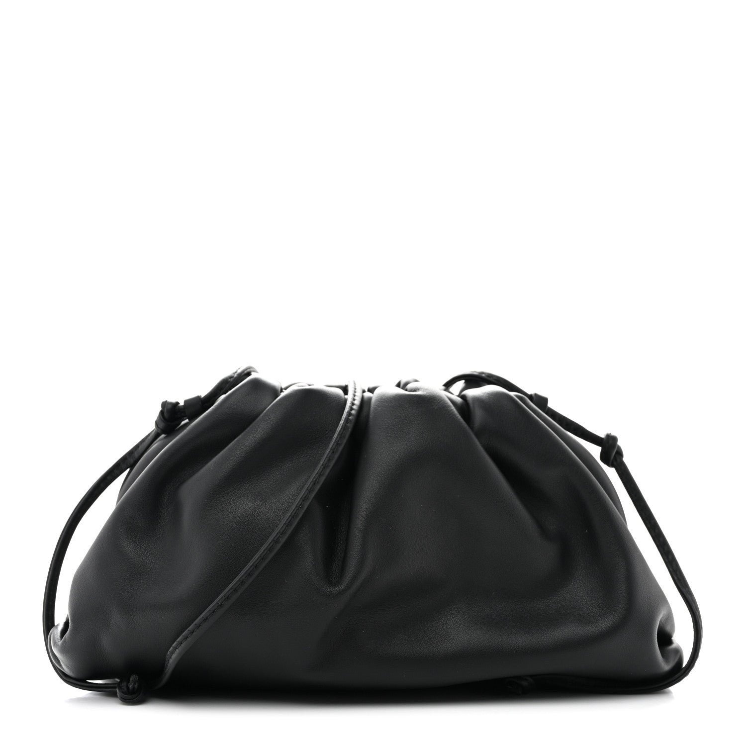 Bottega Veneta Butter Calfskin The Mini Pouch Black