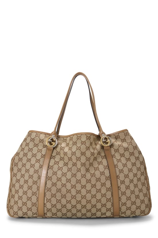 Original GG Canvas Twins Tote Large