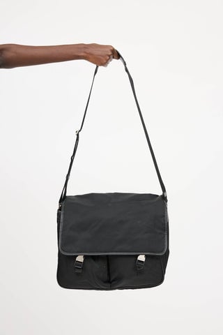 Nylon Messenger Bag