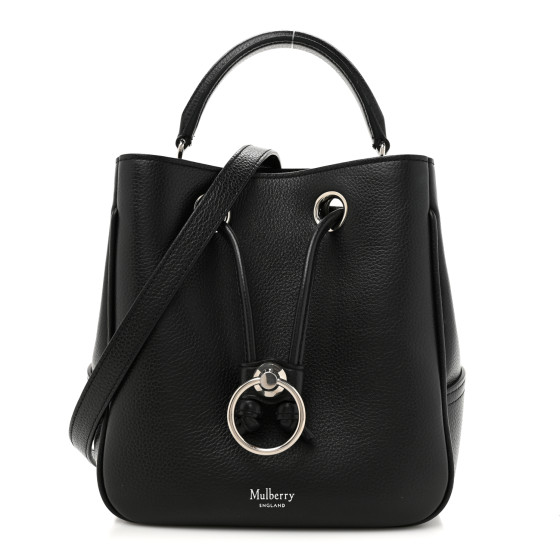 Mulberry Small Classic Grain Small Hampstead Black