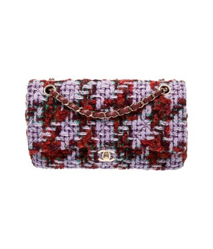 Chanel Classic Medium Tweed Double Flap Bag