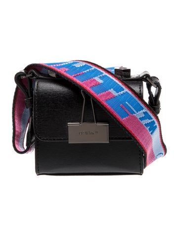 Leather Mini Binder Clip Bag
