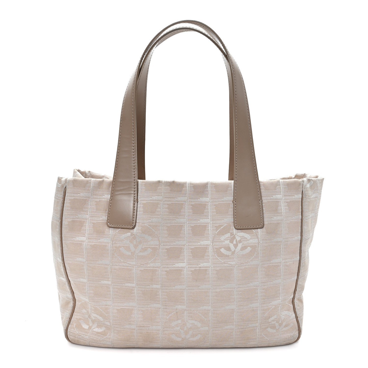 Chanel Nylon Small Travel Tote Beige