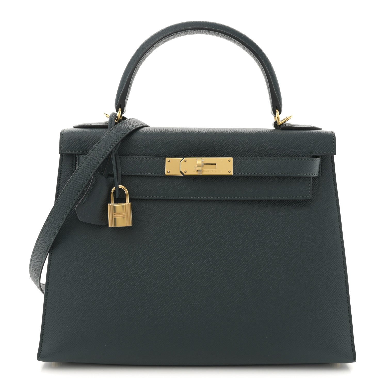 Hermes Epsom Kelly Sellier 28 Vert Cypress