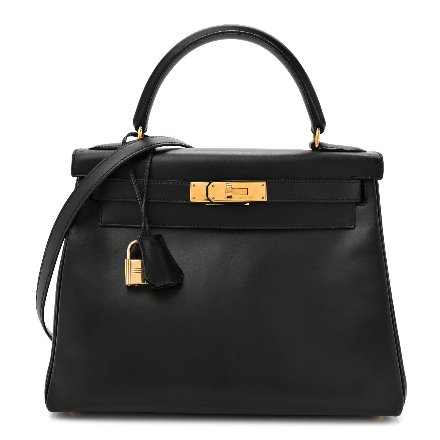 Hermes Box Kelly Retourne 28 Black