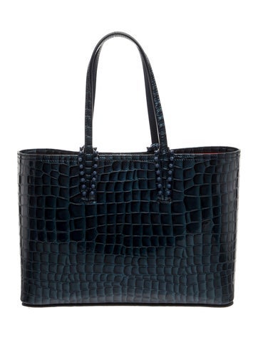 Embossed Leather Cabata Tote