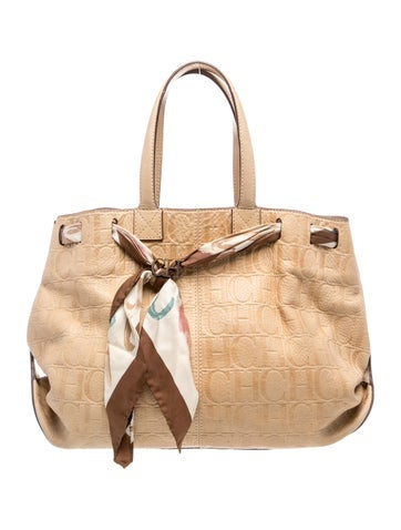 Carolina Herrera Leather Shoulder Bag