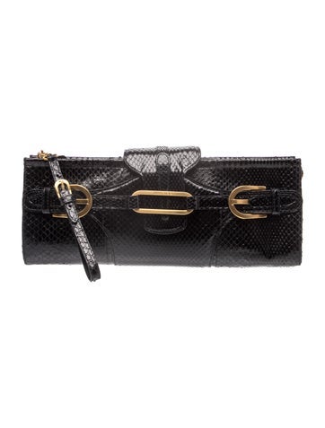Snakeskin Clutch