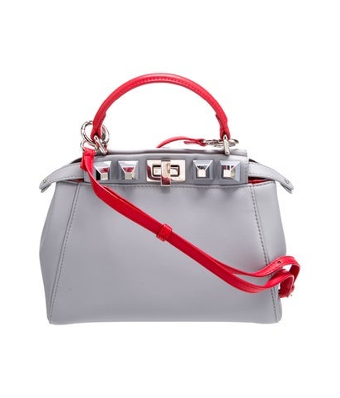 Fendi Leather Peekaboo Mini