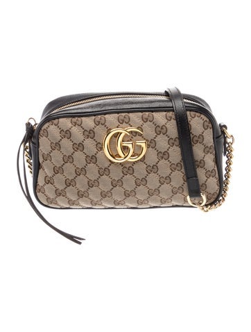 GG Canvas Marmont Small