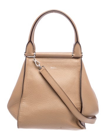 Leather Top Handle Bag